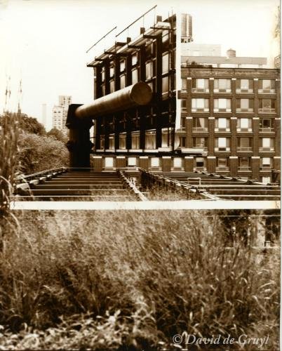 Printing Out Paper Print from the highline in New York City